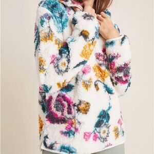 Floral Fleece Women Sweater